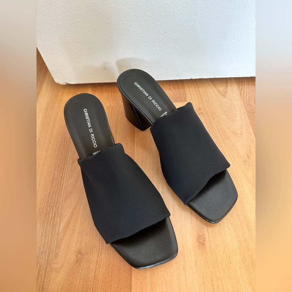 Black Heeled Sandals